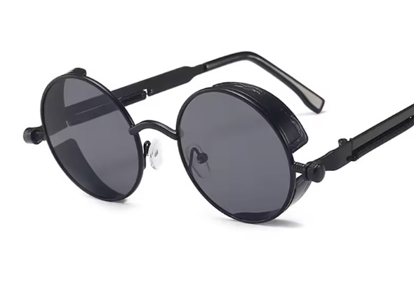 Lentes de sol circulares de moda